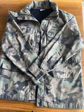 Columbia Men's Olive & Black Camo Field Jacket